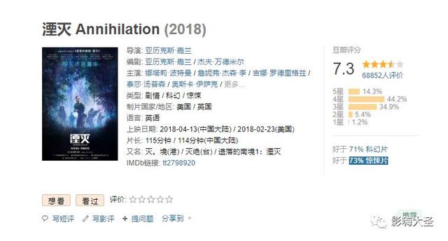 湮灭,一部令人细思极恐的科幻片