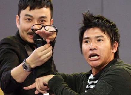 欧弟与应采儿现身《真心话大冒险》发布会,公