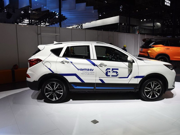 2018北京车展 海马E5纯电动SUV正式发布