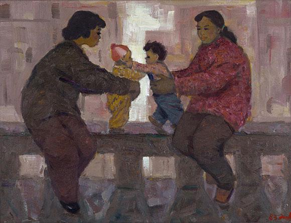 王嘉陵油画回顾展 见证中国近40年历史变迁
