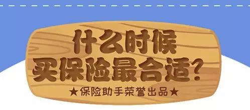 20岁?30岁?40岁?什么时候买保险最合适?