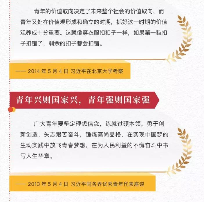 习近平的五四寄语