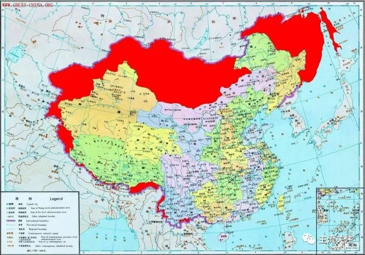 秋叶海棠沦为雄鸡,被侵占和分割的580万平方公里中国领土价值难以估量