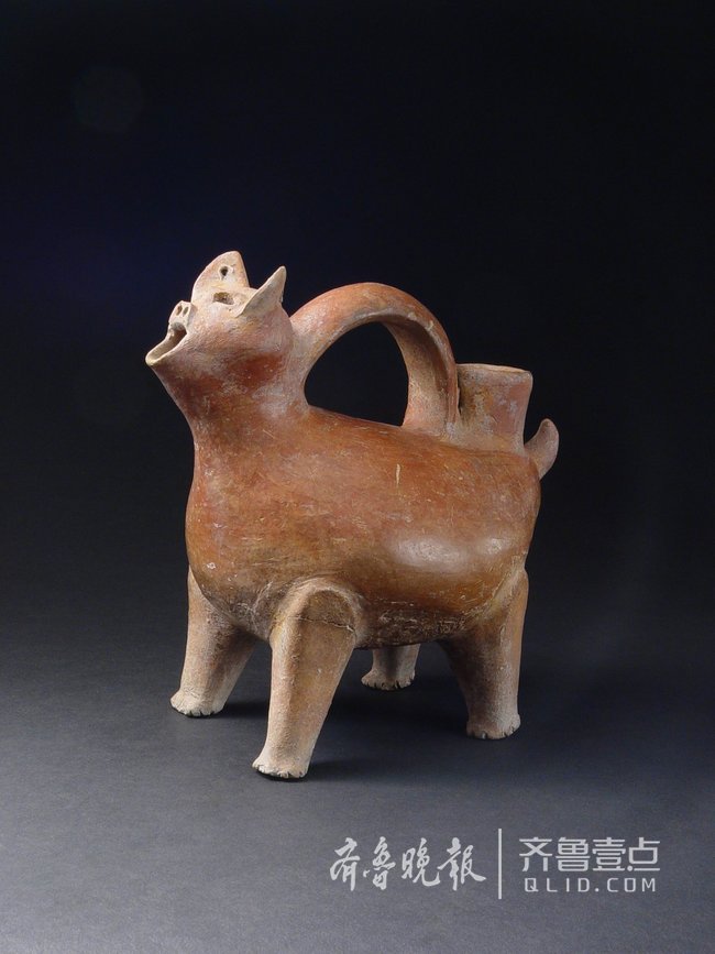 山东国宝故事|红陶兽形壶：高颜值“萌宠”_手机凤凰网
