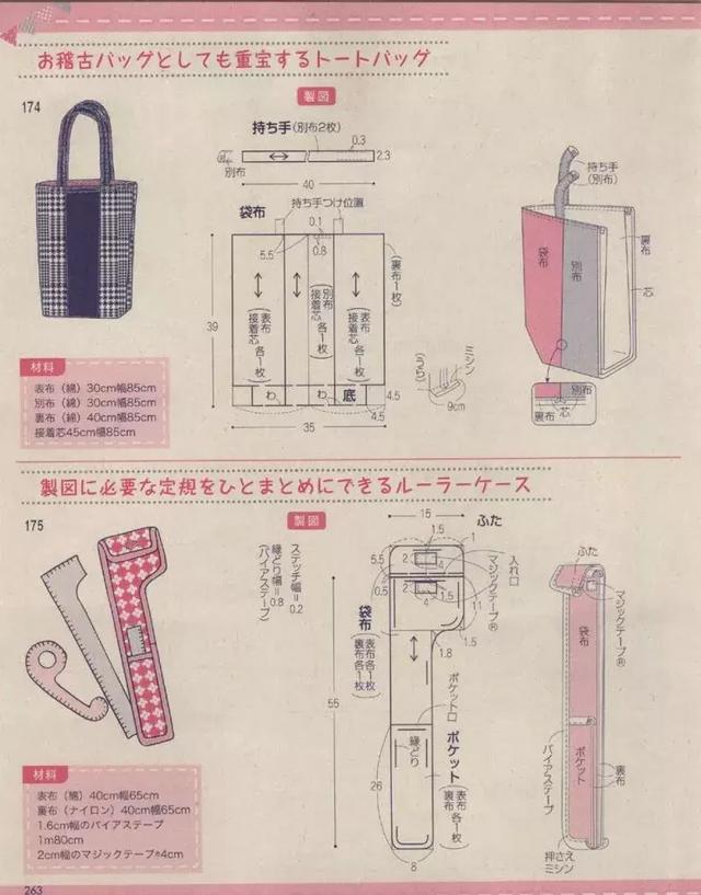 喜欢在家里做一些手工,看这里,分享这篇包包小物件的裁剪图收藏
