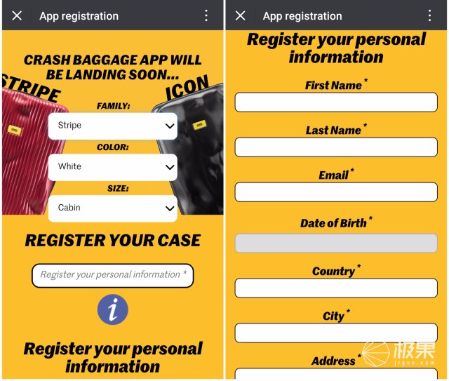 CrashBaggage分享系列透明行旅箱