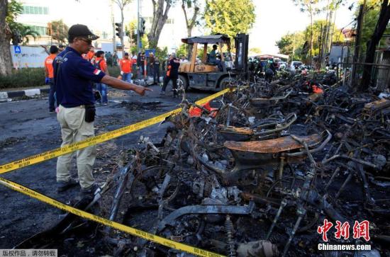 印尼东爪哇又发生炸弹爆炸 造成3人死亡2人受伤