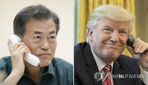 韩美首脑第15次通话：力促朝美会谈成功举行