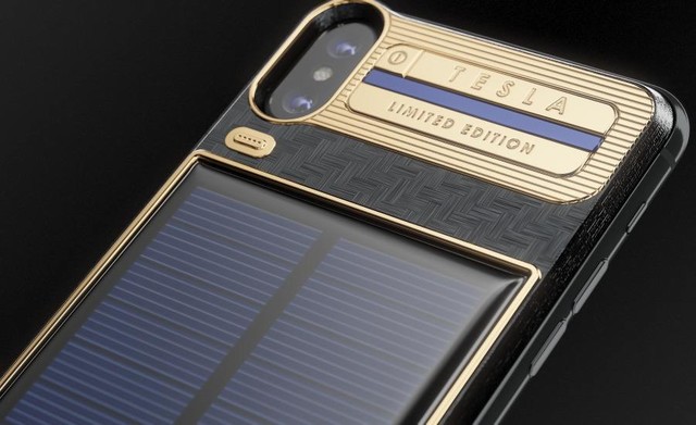 太阳能iPhone X手机壳亮相 售价两万五 