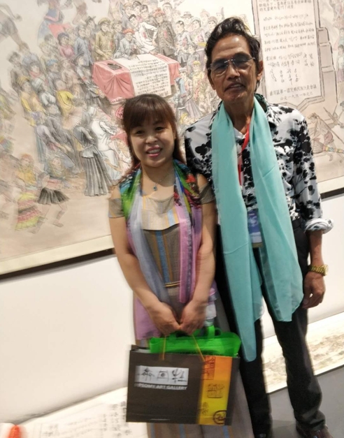 张卫星女士受邀出席时尚经典当代书画名家邀请展及第十六届全国巡回展