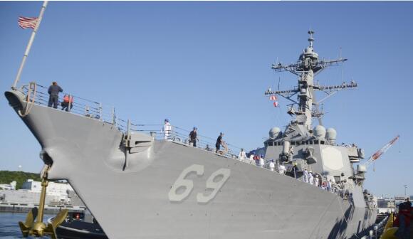 防御导弹？美国追加部署的宙斯盾驱逐舰抵达日本