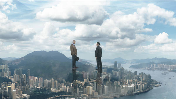 《摩天营救》预告 巨石强森救家人跳世界最高楼