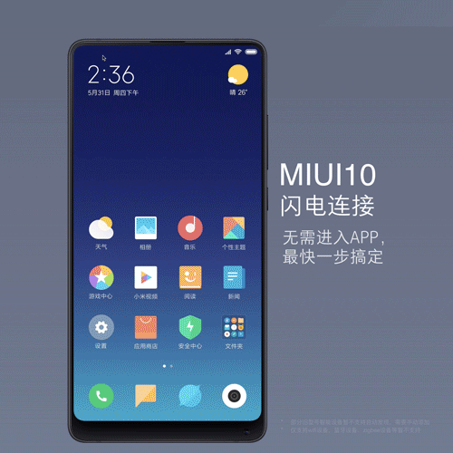 6月1号内测!MIUI10强势升级:全面屏优化、AI提升还有互联! 6月1号内测!MIUI10强势升级:全面屏优化、AI提升还有互联!