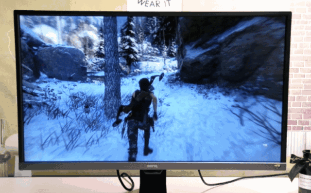 明基EW3270U显示器评测，吃鸡犹如落地开启4倍镜