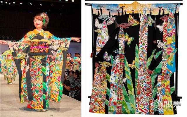 把祥云、熊猫印上中国风和服,岛国设计师脑洞让人猝不及防 把祥云、熊猫印上中国风和服,岛国设计师脑洞让人猝不及防