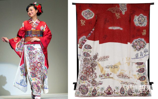 把祥云、熊猫印上中国风和服,岛国设计师脑洞让人猝不及防 把祥云、熊猫印上中国风和服,岛国设计师脑洞让人猝不及防
