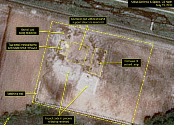 美网站报告：朝鲜拆除曾用于试验“北极星-2”的导弹发射场
