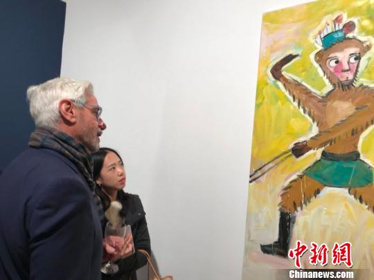 从黑线到白线：澳大利亚华裔画家陈中个展墨尔本举行