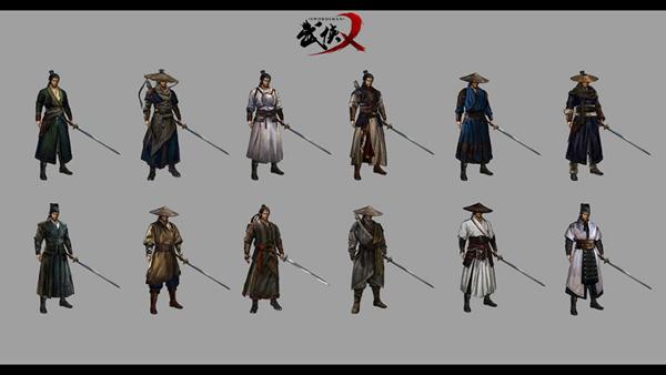 锦衣华裳《武侠X》全新服装外观设定图曝光