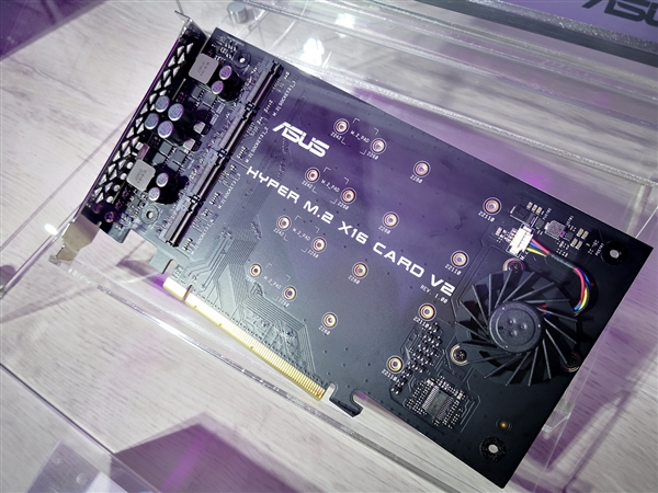 四块M.2 SSD合体！华硕/华擎/微星齐秀PCI-E x16扩展卡