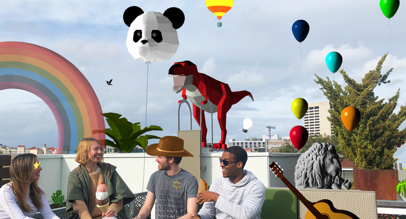 聊天也能玩AR，「Panda」想做一款有AR贴纸的视频软件