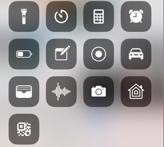 iOS 12控制中心：新增二维码扫描