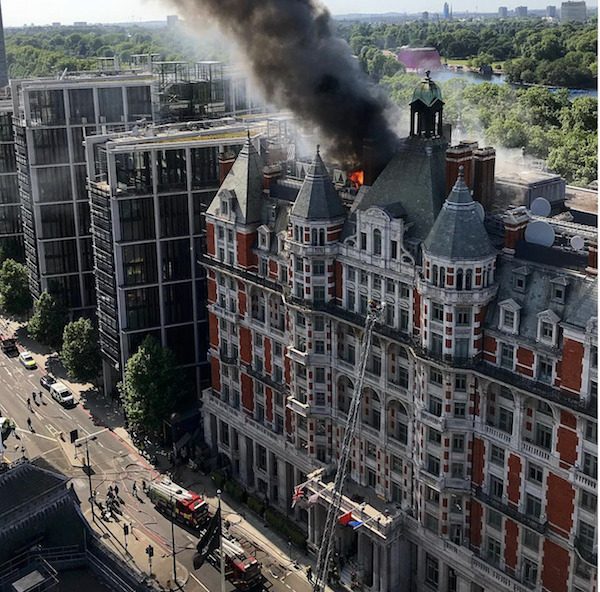 刚装修完就失火的伦敦文华东方酒店，为啥引起那么多关注