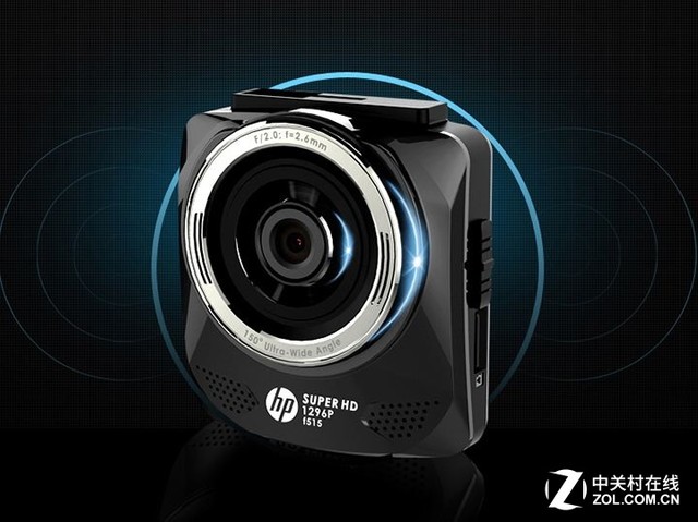 1296P广角 惠普F515行车记录仪靠得住 