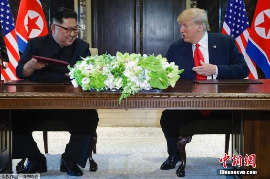 特朗普：冀尽早与朝鲜建交 中国对半岛和平帮助多