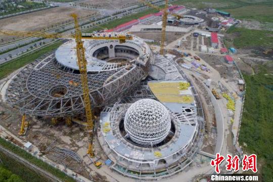 上海天文馆钢结构收尾 建成后将成全球建筑面积最大天文馆