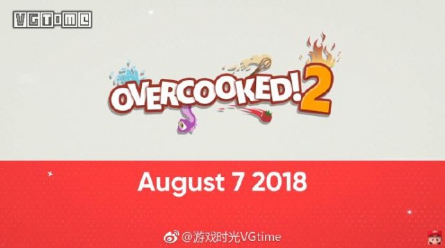 《煮糊了2》将于8月7日登陆Switch平台