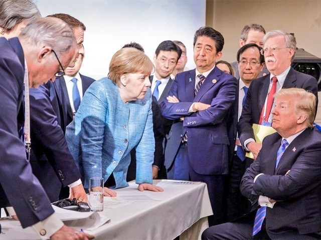 G7峰会秒变斗图大会 聊构图带来的照片变化