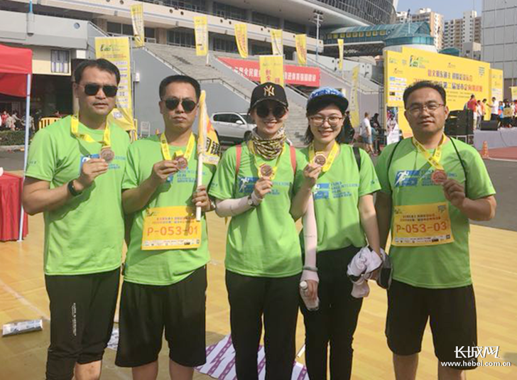 中国银行石家庄管理部参加城市定向挑战赛