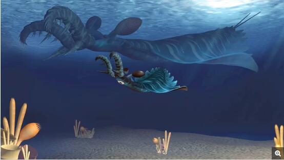 头上长着巨大爪子的怪物:5亿年前的最早凶猛掠食者