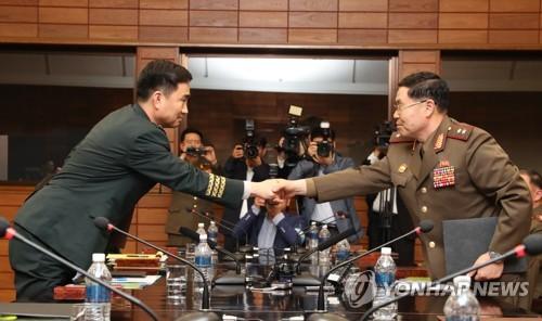 韩朝决定完全修复军事通信线路