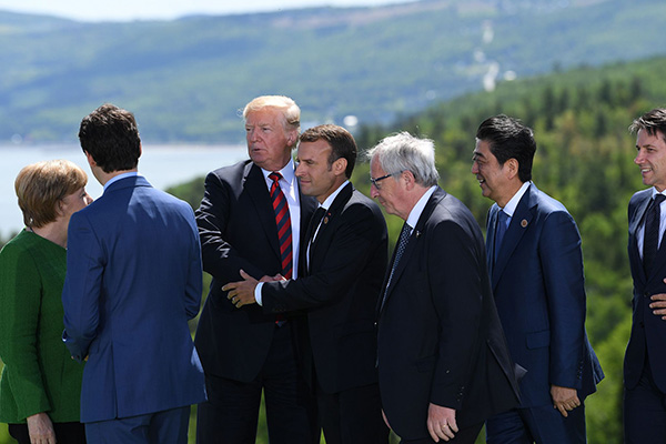 G7峰会幕后：特朗普语出惊人，安倍马克龙皆成其开涮目标