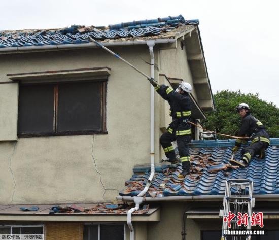 日本大阪地震建筑外墙倒塌致一死 属违法建筑