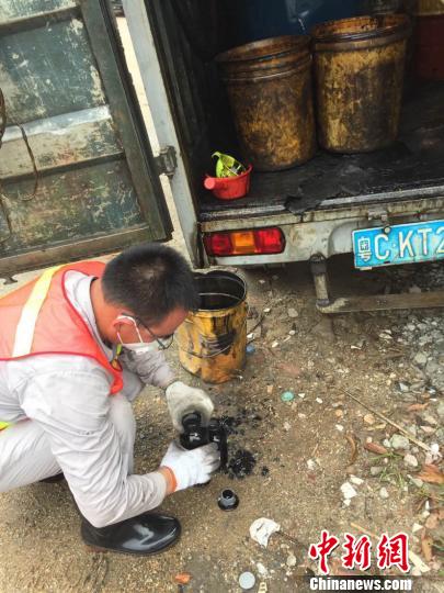 广东警方侦破非法收购处置废机油特大污染环境案