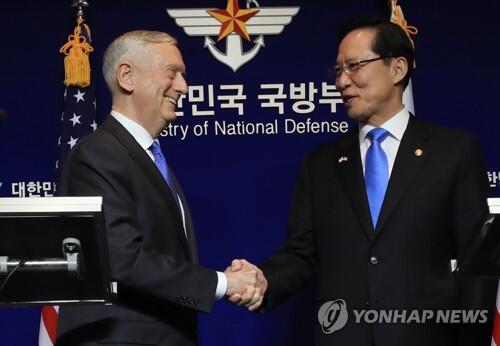 韩国防部：美防长28日访韩并将同韩防长举行会谈
