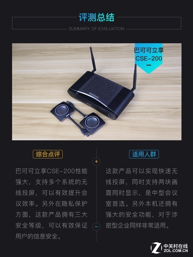 高效/稳定/安全 巴可无线演示系统评测