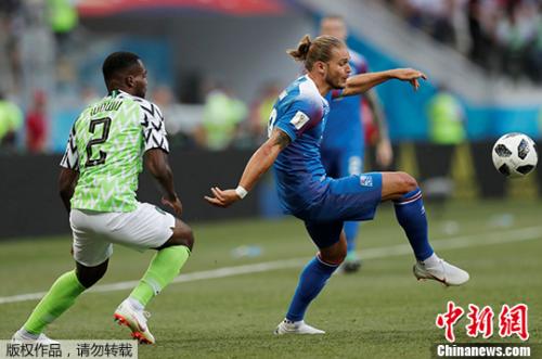 穆萨梅开二度！尼日利亚2-0战胜冰岛抢得出线先机