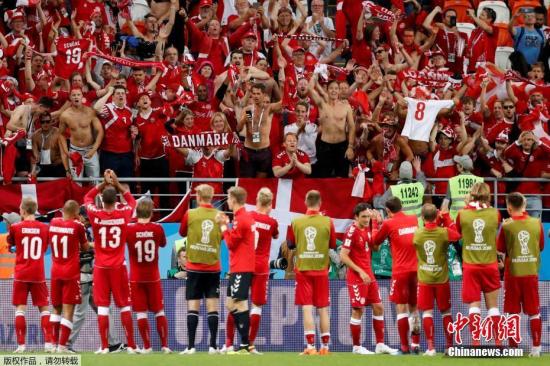 球迷行为不当 国际足联对丹麦足协开出2万瑞士法郎罚单