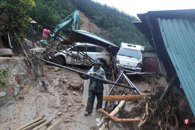 越南北部强降雨引发山洪 死亡人数增至15人