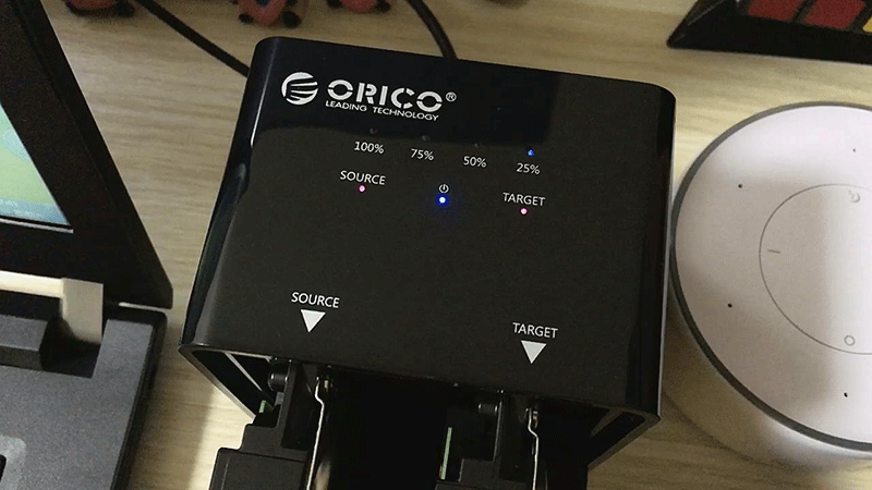 带硬克隆的硬盘座，奥睿科硬盘拷贝机体验