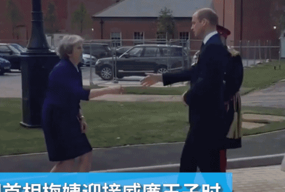 梅姨见威廉王子行