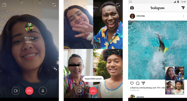 Instagram推出视频群聊功能：最多允许四人同时在线