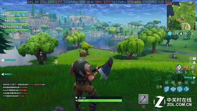 高画质无压力 惠普光影精灵4代绿刃版游戏测试 