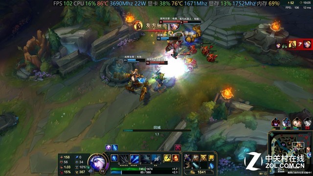 高画质无压力 惠普光影精灵4代绿刃版游戏测试 