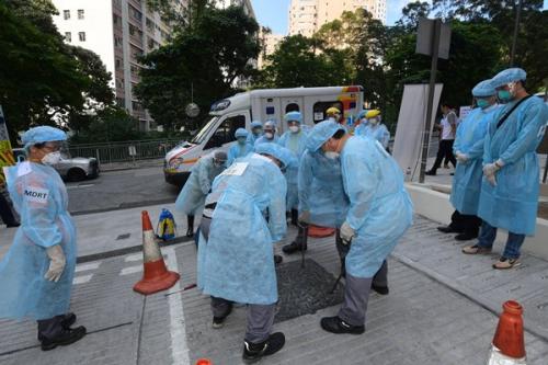 香港特区政府跨部门演习 测试应对新型疾病能力
