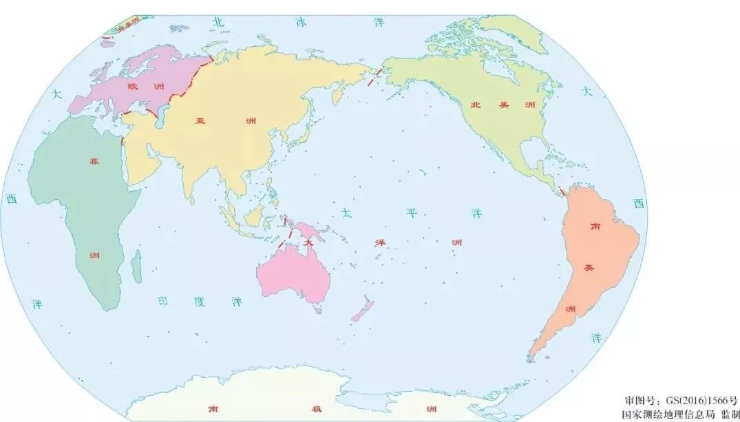 例如,亚洲和非洲之间的分界线是苏伊士运河,北美洲和南美洲之间的分图片
